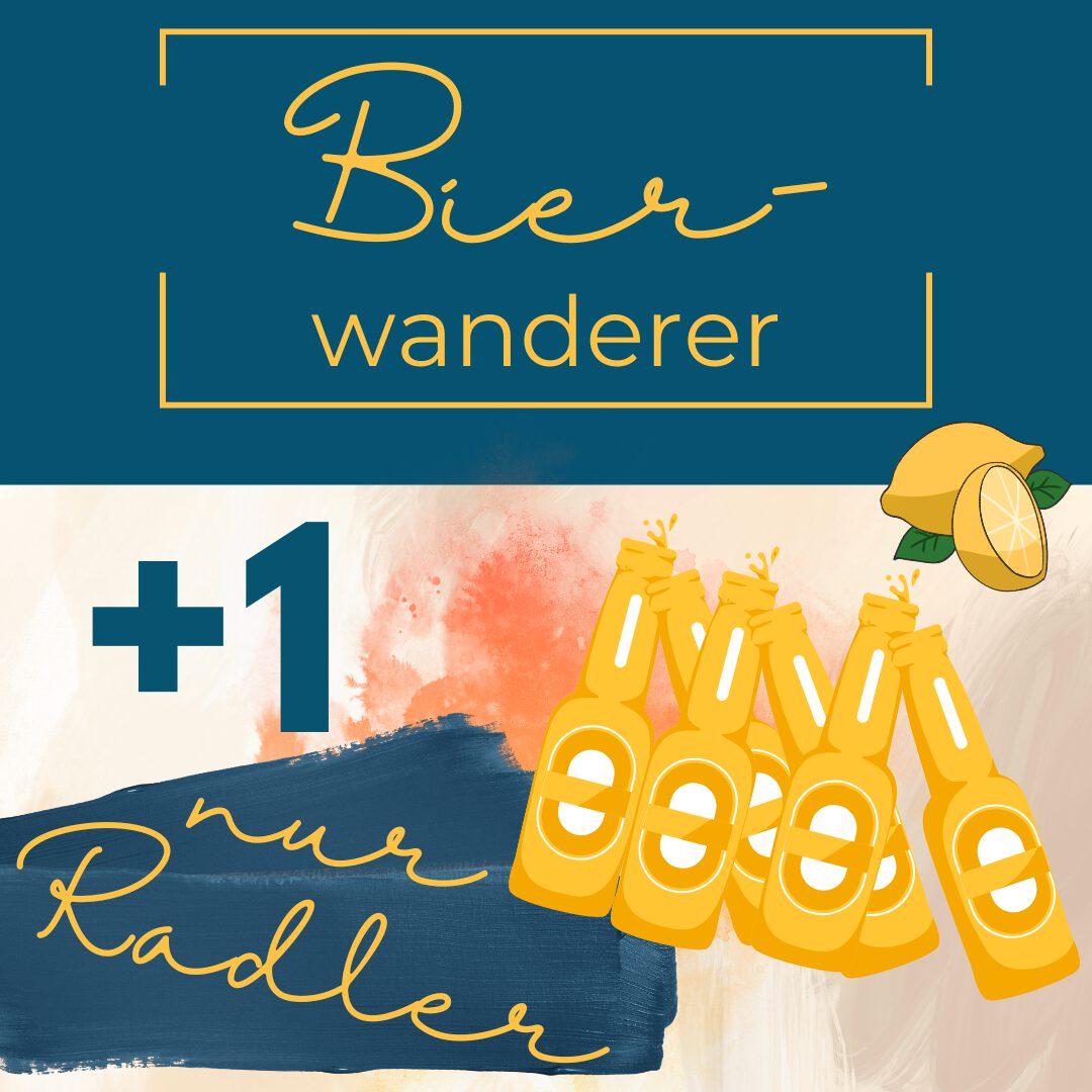 Zusätzlicher Mitwanderer Radler