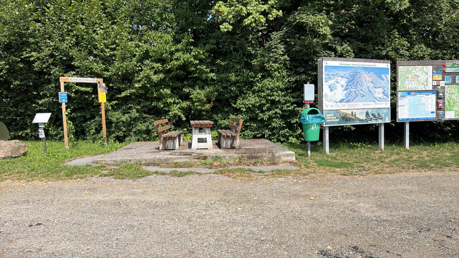 Ankunft bei Wegwein Bischofsmais