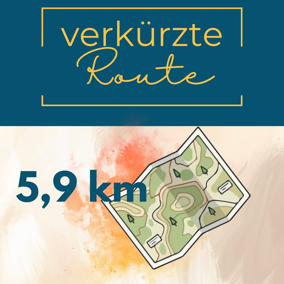 Verkürzte Route (5,9 km)